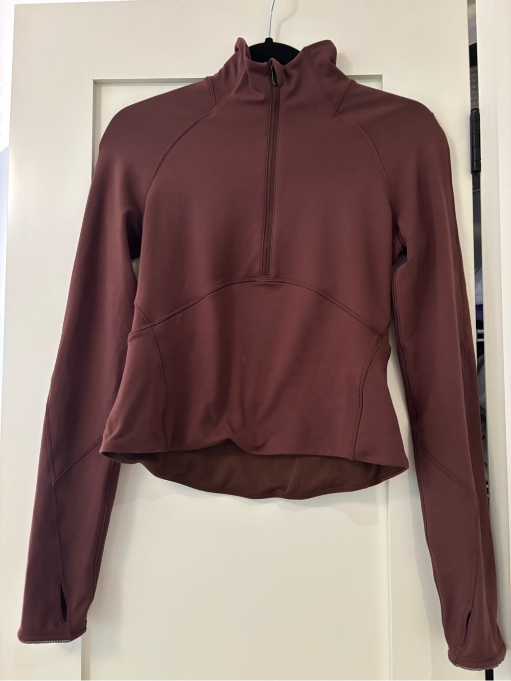 Lululemon always alert Half-Zip in brown earth